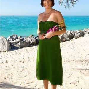 Dark Green Bridesmaid Dress